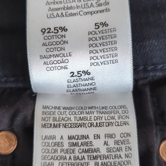 MOTHER Insider Crop Step Fray Black Jeans - Picture 11 of 12